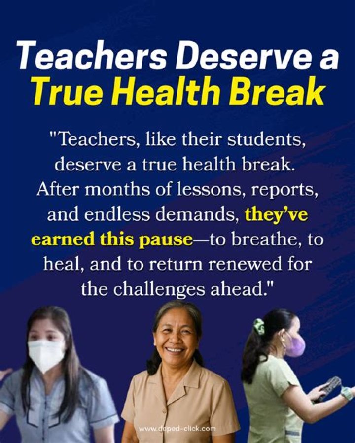 Do Teachers Deserve A Spring Break Respite?